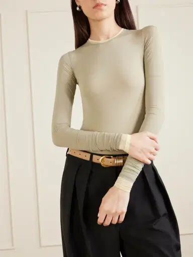 Wardrobe.NYC Stretch-jersey Bodysuit | Thumbnail 4