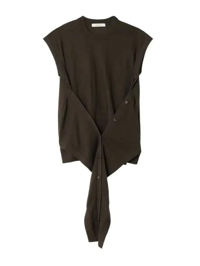 Asymmetric Draped Wool-blend Top