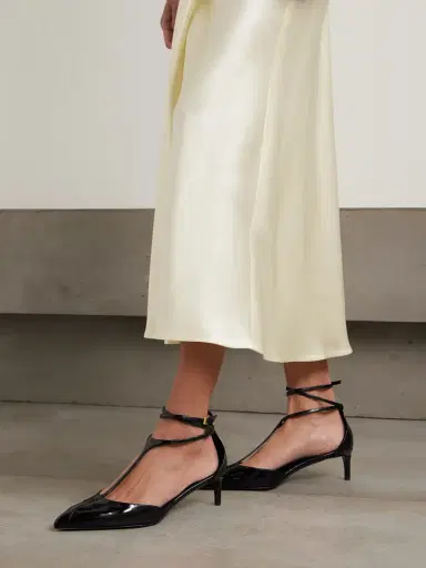 Khaite Mia Patent-leather Pumps | Thumbnail 2