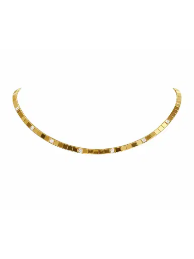 Wish Fine Jewelry 0.24ct Diamond 14K Gold Tennis Necklace | Thumbnail 1 Wish Fine Jewelry 0.24ct Diamond 14K Gold Tennis Necklace | Thumbnail 1