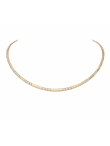 Wish Fine Jewelry 0.70ct Diamond 14K Gold Tennis Necklace | Thumbnail 1