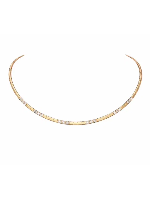 Wish Fine Jewelry 0.70ct Diamond 14K Gold Tennis Necklace