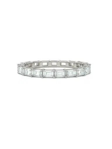 Wish Fine Jewelry IGI 1.40ct Baguette Diamond 18K Gold Eternity Ring | Thumbnail 1 Wish Fine Jewelry IGI 1.40ct Baguette Diamond 18K Gold Eternity Ring | Thumbnail 1