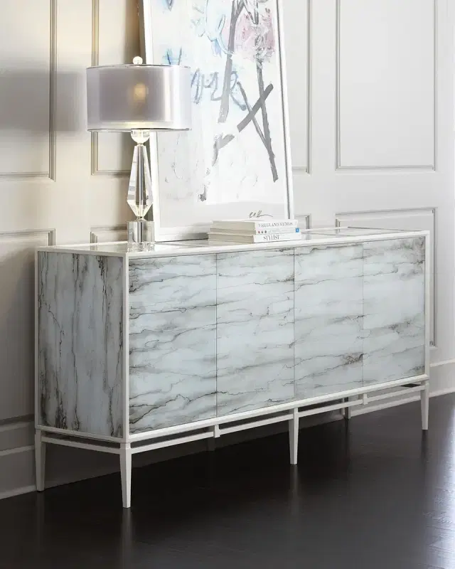 Carrara Marble Console