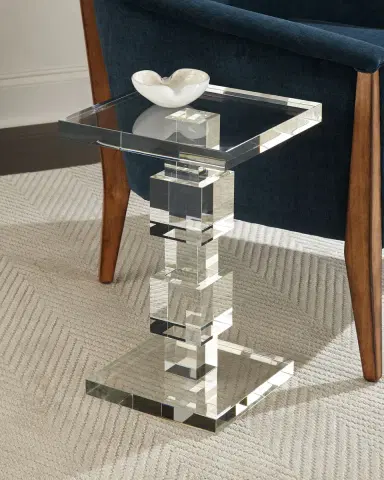John-Richard Collection Duchess Crystal Cube Side Table | Thumbnail 3