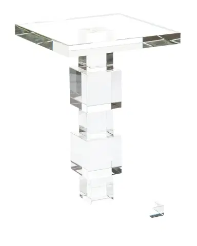 John-Richard Collection Duchess Crystal Cube Side Table | Thumbnail 1