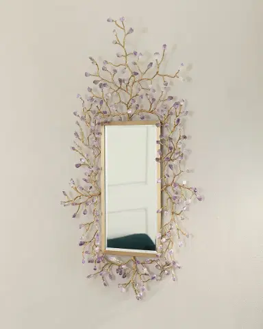John-Richard Collection Budding Amethyst Mirror | Thumbnail 2