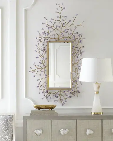 John-Richard Collection Budding Amethyst Mirror | Thumbnail 5