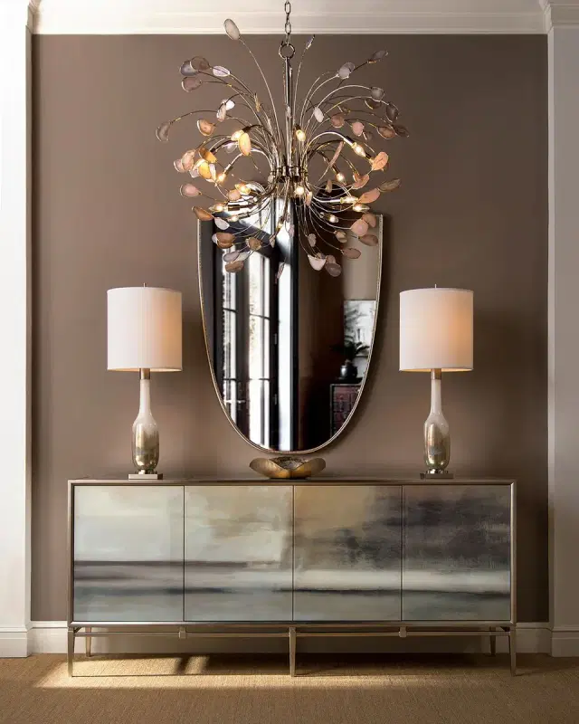 Hand-Blown Golden Table Lamp