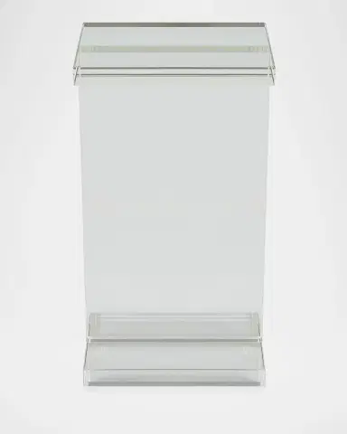 John-Richard Collection Rectangle Crystal Martini Table | Thumbnail 3