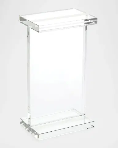 John-Richard Collection Rectangle Crystal Martini Table | Thumbnail 4