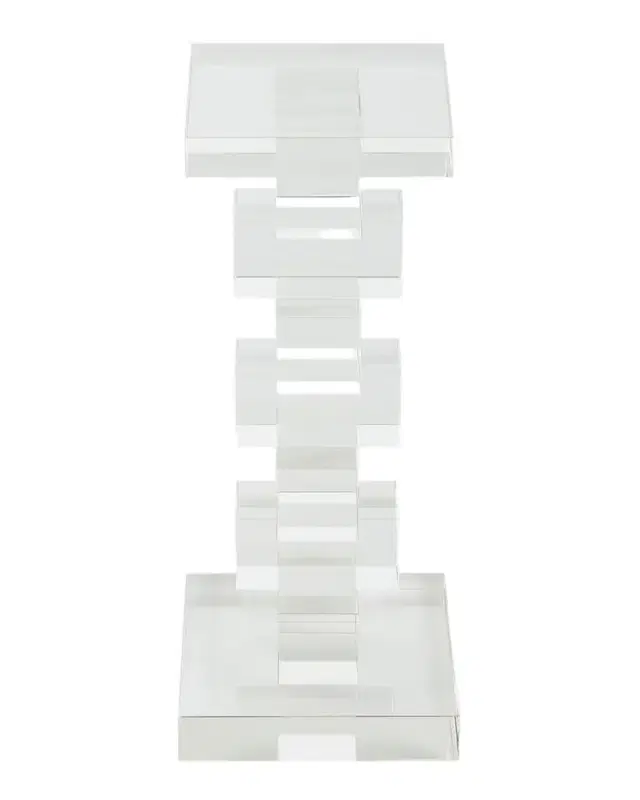 John-Richard Collection Petite Duchess Crystal Cube Side Table