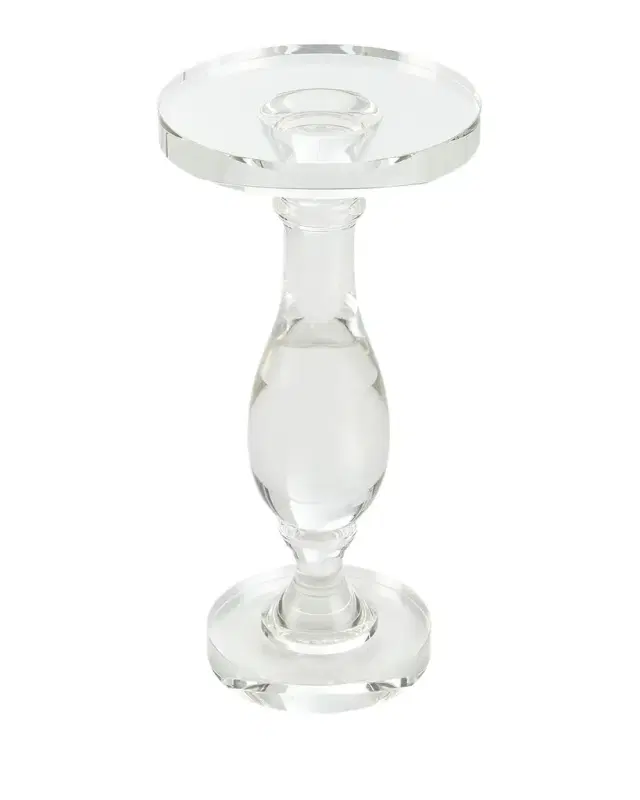 John-Richard Collection Crystal Martini Side Table