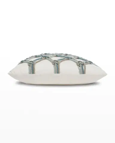 Elaine Smith Rope Sunbrella Pillow | Thumbnail 2 Elaine Smith Rope Sunbrella Pillow | Thumbnail 2