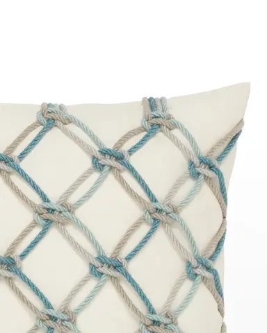 Elaine Smith Rope Sunbrella Pillow | Thumbnail 3 Elaine Smith Rope Sunbrella Pillow | Thumbnail 3