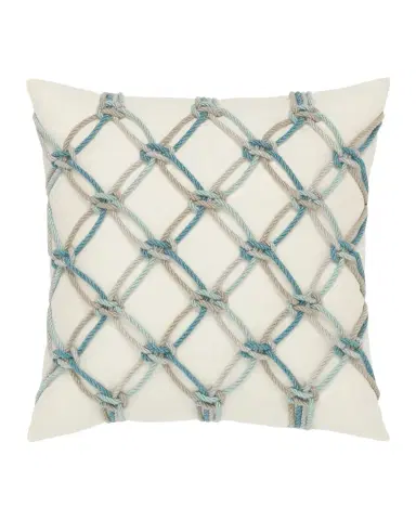 Elaine Smith Rope Sunbrella Pillow | Thumbnail 1 Elaine Smith Rope Sunbrella Pillow | Thumbnail 1