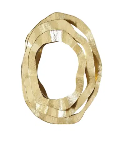 John-Richard Collection Ripple Brass Mirror | Thumbnail 1