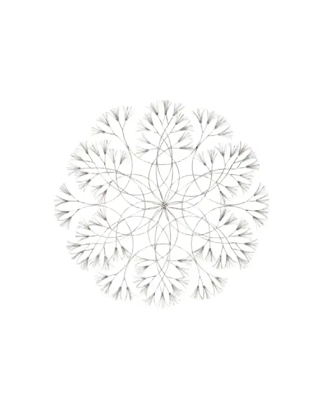 John-Richard Collection Kaleidoscopic 29" Wall Sculpture