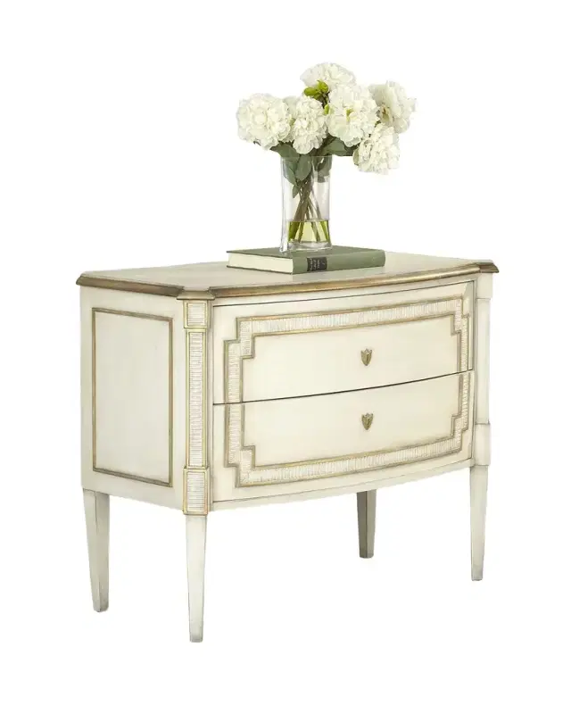 John-Richard Collection Corsini Nightstand with Push-Open Drawers