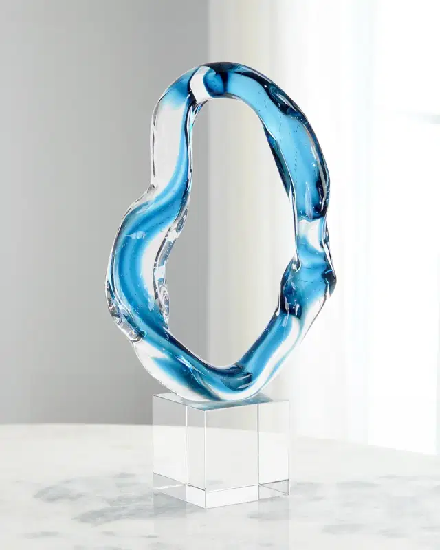 John-Richard Collection Hand-Blown Glass Sculpture II