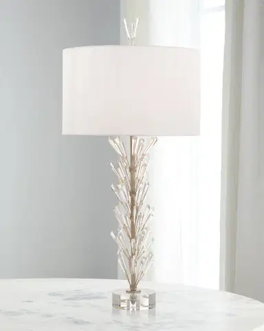 John-Richard Collection Luna Crystal Wand Table Lamp | Thumbnail 2
