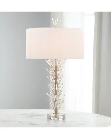 John-Richard Collection Luna Crystal Wand Table Lamp | Thumbnail 3