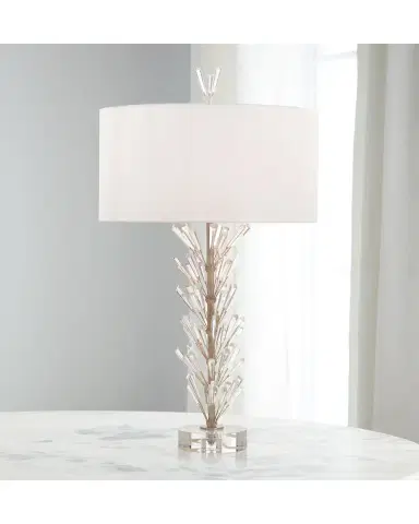 John-Richard Collection Luna Crystal Wand Table Lamp | Thumbnail 4