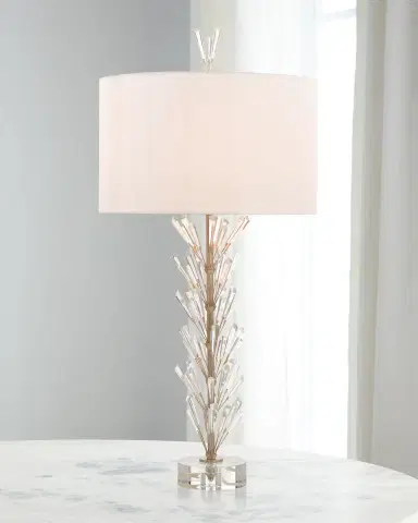 John-Richard Collection Luna Crystal Wand Table Lamp | Thumbnail 1