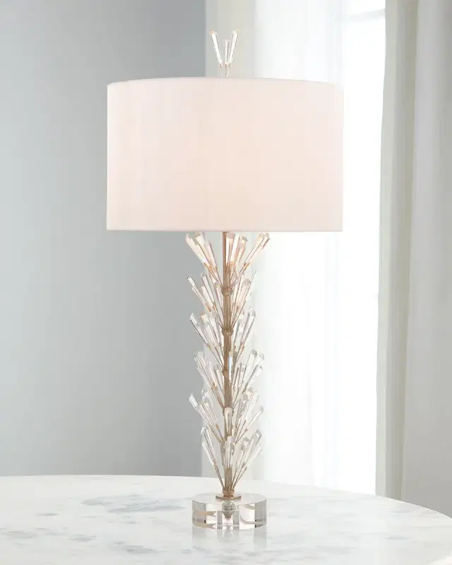 John-Richard Collection Luna Crystal Wand Table Lamp