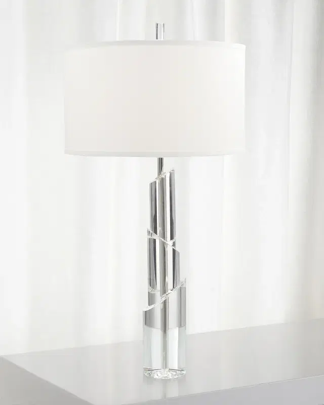 John-Richard Collection Solid Crystal Table Lamp