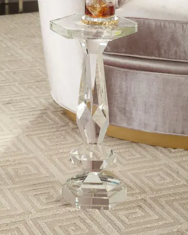 John-Richard Collection Cut Crystal Martini Table | Thumbnail 2 John-Richard Collection Cut Crystal Martini Table | Thumbnail 2