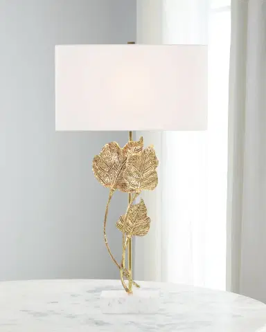 John-Richard Collection Antique Gold Leaf Table Lamp | Thumbnail 2