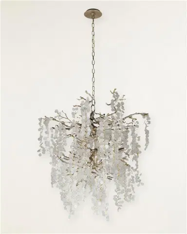 John-Richard Collection Shiro Noda 11-Light Chandelier, 25" x 35"Dia. | Thumbnail 2