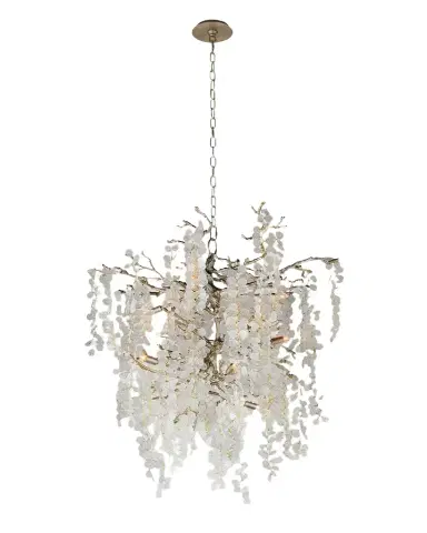 John-Richard Collection Shiro Noda 11-Light Chandelier, 25" x 35"Dia. | Thumbnail 1
