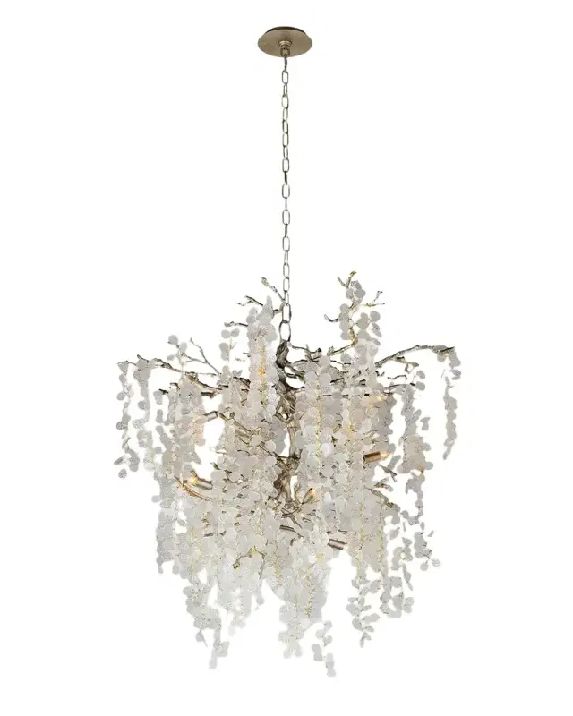 John-Richard Collection Shiro Noda 11-Light Chandelier, 25" x 35"Dia.