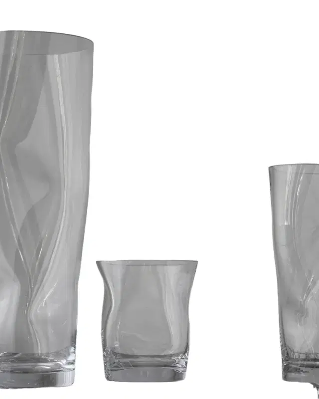 Orrefors Squeeze Tall Crystal Vase