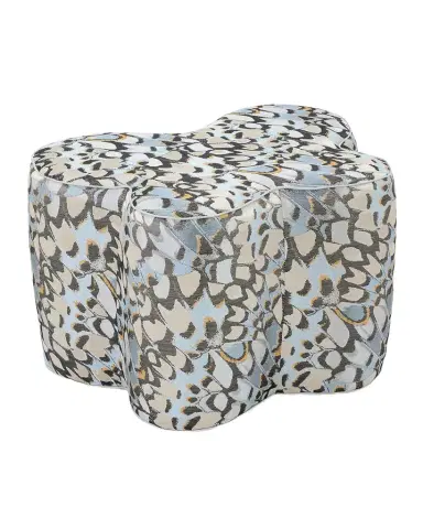 John-Richard Collection Mariposa Large Ottoman | Thumbnail 1