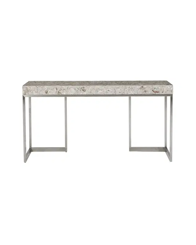 Capiz Shell Console Table