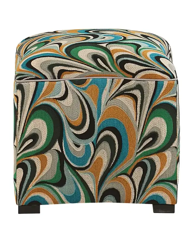 John-Richard Collection Curved Ottoman