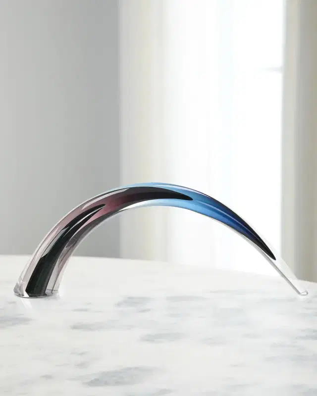 John-Richard Collection Handblown Multicolor Sculpture