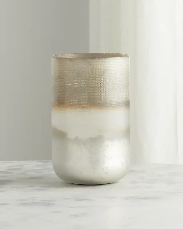 John-Richard Collection Small Seabrook Glass Vase - 10"
