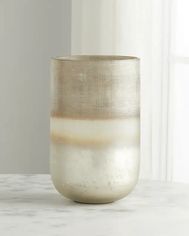 John-Richard Collection Mid-Size Seabrook Glass Vase - 12"