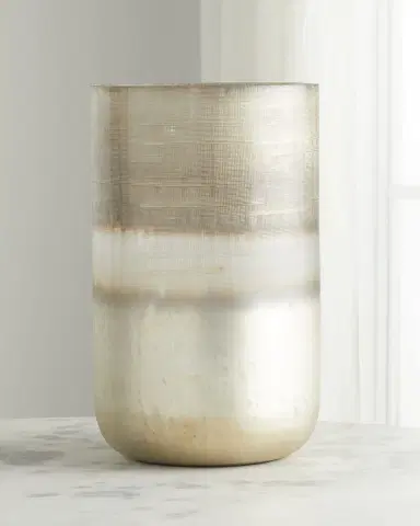 John-Richard Collection Large Seabrook Glass Vase - 16.8" | Thumbnail 1 John-Richard Collection Large Seabrook Glass Vase - 16.8" | Thumbnail 1