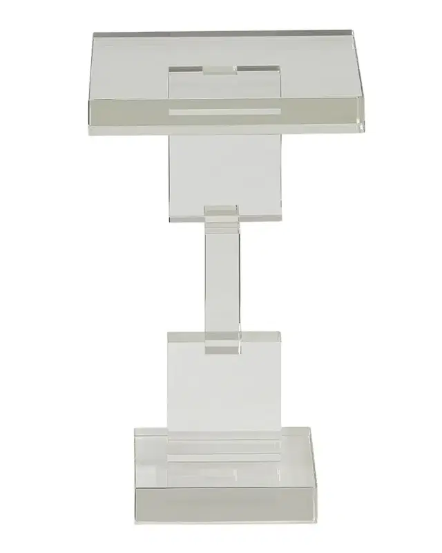 John-Richard Collection Crystal Martini Table