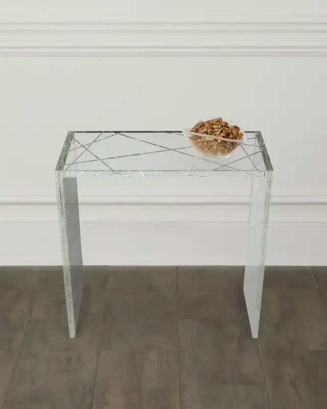 John-Richard Collection Crystal Nesting Table