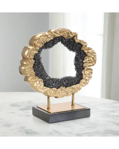 John-Richard Collection Black Geode Sculpture | Thumbnail 2 John-Richard Collection Black Geode Sculpture | Thumbnail 2