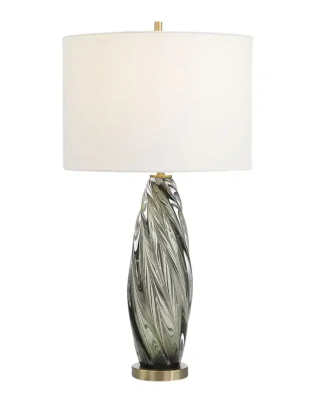 John-Richard Collection Olive Art Glass Table Tamp