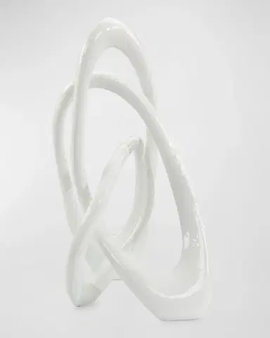 John-Richard Collection Twisted Rings Sculpture | Thumbnail 3