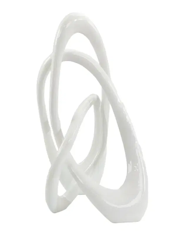 John-Richard Collection Twisted Rings Sculpture