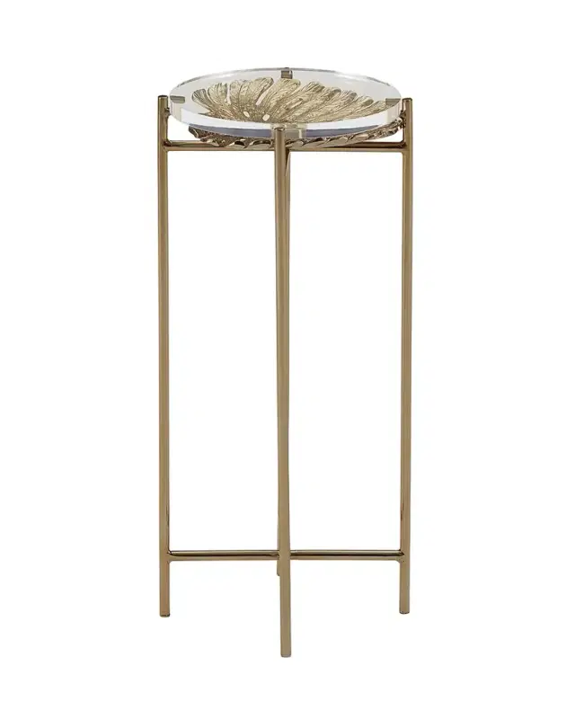 John-Richard Collection Palm Accent Table